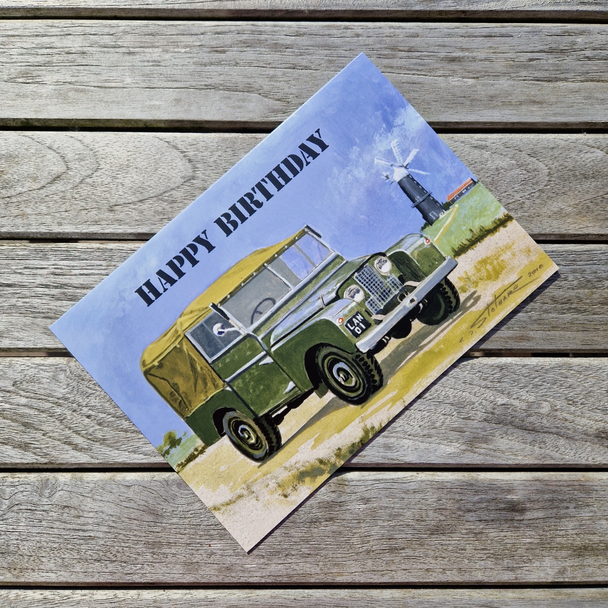 Rag top Landrover Card | Little Card Company